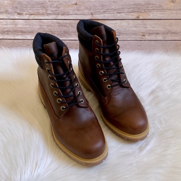 Timberland Brown Premium 6” Waterproof Boots - Picture 2 of 7